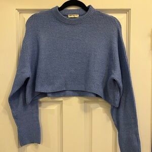 Pull & Bear Blue Knit Sweater